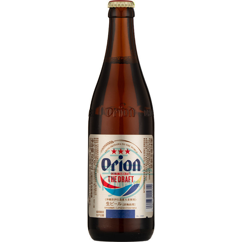 日本原装进口啤酒orion经典冲绳啤酒500ml*12瓶/24罐精酿生啤酒