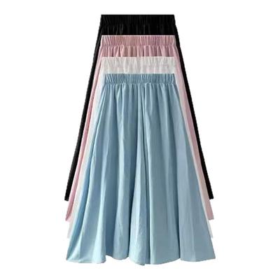 白色裙裤~飘逸感十足~清冷穿搭