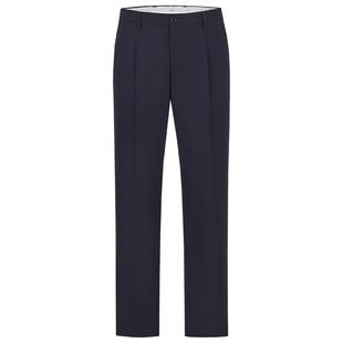 【可机洗羊毛】柏品中高腰直筒西裤男款商务休闲易打理通勤长裤子