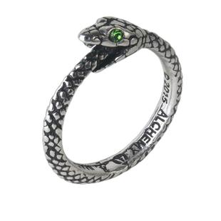 英国A牌朋克男女对戒情侣小众设计哥特蛇戒指Alchemy Gothic R206