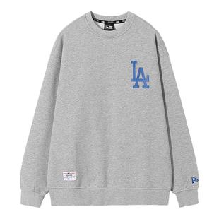 NewEra纽亦华MLB秋冬男女LA潮加绒保暖休闲运动套头卫衣13338672
