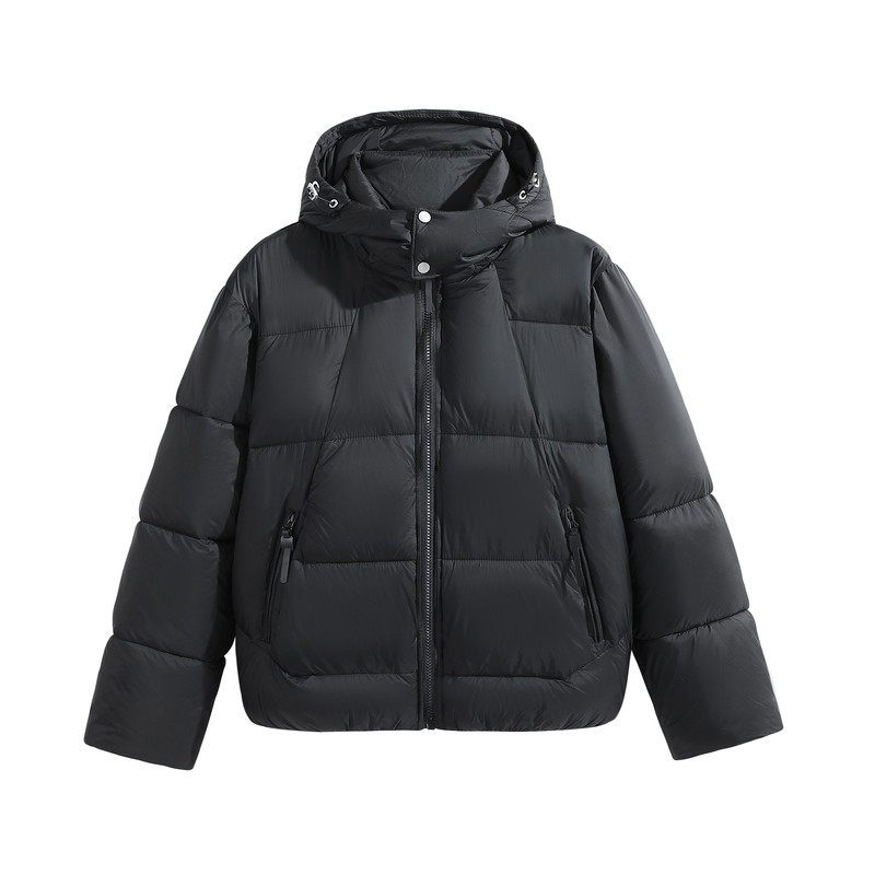 KAMA卡玛男冬季轻薄保暖连帽棉服