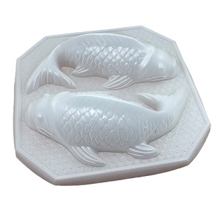 食品级耐高温鱼形模具年糕馒头年年有余元宝模具鱼蒸模可反复蒸