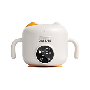 智能恒温碗纯钛内胆免注水婴儿保温餐盘宝宝儿童外出专用辅食碗