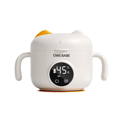 智能恒温碗纯钛内胆婴儿保温餐盘