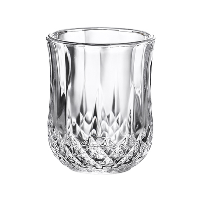 高级感钻石玻璃水杯咖啡杯啤酒杯