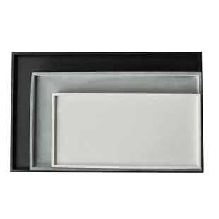 MOYI/水泥长方形盘清水混凝土长盘装饰摆盘简约北欧风格ins样板间