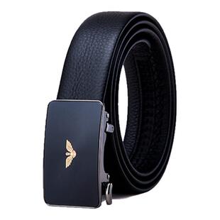 法莱阿玛尼男士皮带真皮正品高端品牌内扣自动扣头层牛皮商务腰带