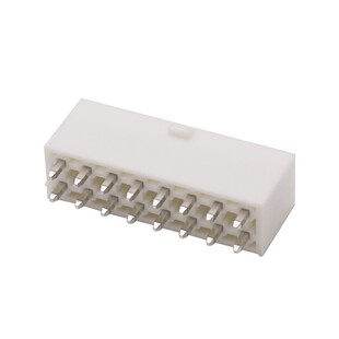 5557/5569连接器4.2mm间距双排带扣针座阻燃V0直针ATX电源供电插