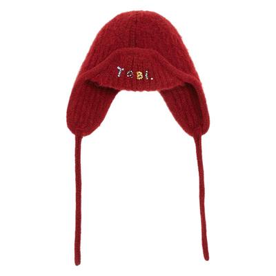 Tagi.针织护耳帽飞行毛线帽