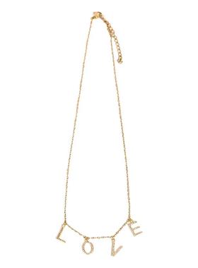 单身即地狱宋智雅同款love项链高级感锁骨链2022年新款潮吊坠链子