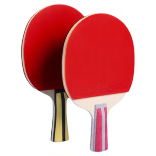 红双喜乒乓球拍4星狂飙3四星级横拍专业直单拍成品拍官方正品