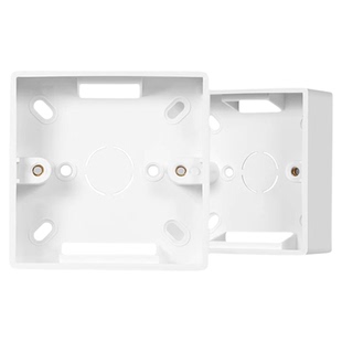 86型118型明装底盒明线接线盒明盒线盒底通用开关插座下线盒盒子