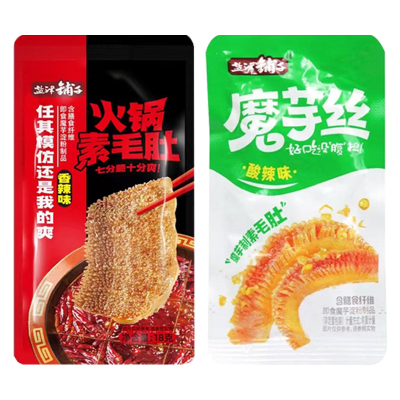 魔芋爽盐津铺子酸辣味素毛肚