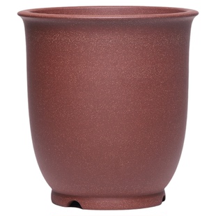 清香阁 朱永南全手工鱼子泥特大金钟紫砂花盆 程梅蕙兰墨兰古典花