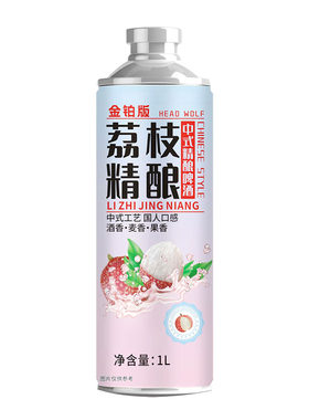 头狼果味精酿3.7°1升装国产鲜啤