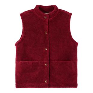 羊羔绒马甲女2025新款冬季今年流行爆款外穿叠穿保暖背心马夹外套