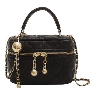 手提小包包女春夏2025新款菱格链条包高级感洋气斜挎包爆款小方包