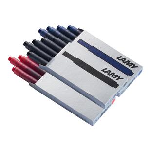 【自营】LAMY凌美钢笔墨囊T10狩猎者笔芯原装墨水芯非碳素一次性墨胆便携式不堵笔