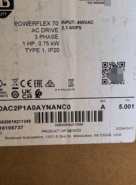 【议价-可维修】AYNANC0 AC2P1A0 20A 1A 400V 全新/二手均有货