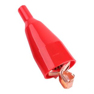 埃塔ETA3107 接线式100A大电流测试夹电力夹鳄鱼夹护套夹黄铜夹子