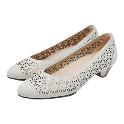 真皮透气舒适单鞋女西班牙风春夏