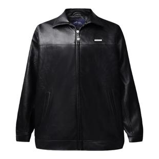 ACUSA美式街头重磅PU皮革外套拉链夹克复古拼接肥大宽大翻领男款