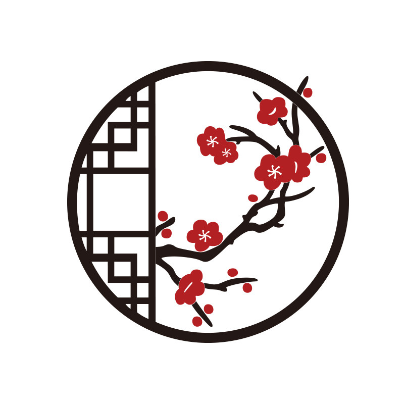 饭店墙面装饰创意农家乐包间布置中式壁画餐饮文化贴小庭院子外墙
