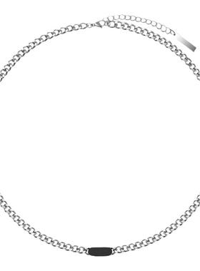 钛钢古巴链男女项链锁骨链