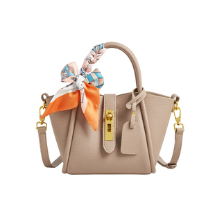 奥康手提包气质水桶包2026新款包包真皮女包时尚单肩包高级斜挎包