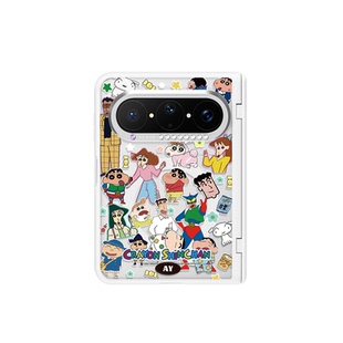 ANGYING × 小新贴纸适用华为PuraXMax手机壳磁吸小折叠阔PURA典藏版XZ中轴全包保护套防摔女x2新款透明超薄
