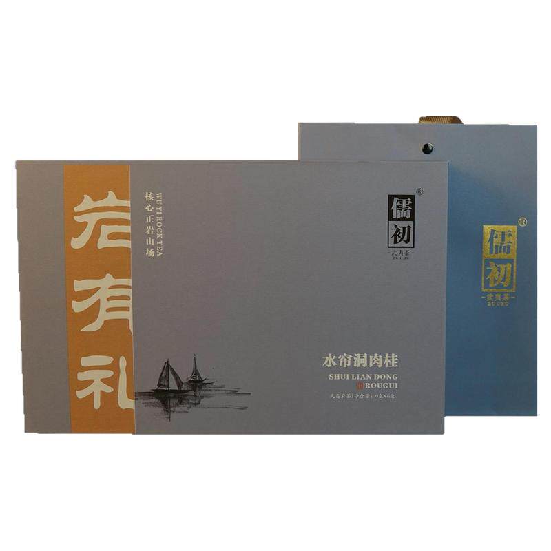 武夷岩茶礼盒装水帘洞肉桂正岩坑涧高端送礼正岩大红袍试喝装50克