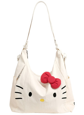 TOUTOUhellokitty猫三丽鸥轻便旅行通勤大容量帆布包女生生日礼物