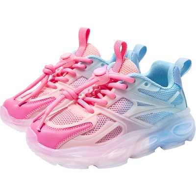 芭比休闲女童运动鞋软底舒适