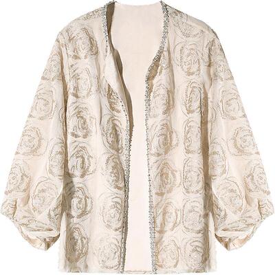 COCOBELLA小香重工亮片外套