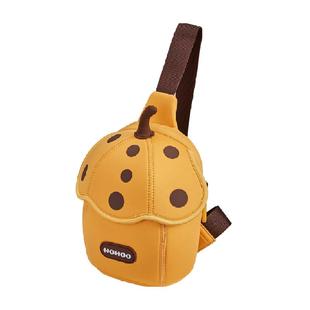 诺狐儿童腰包男女卡通造型收纳胸包外出旅行透气小斜跨包户外游玩