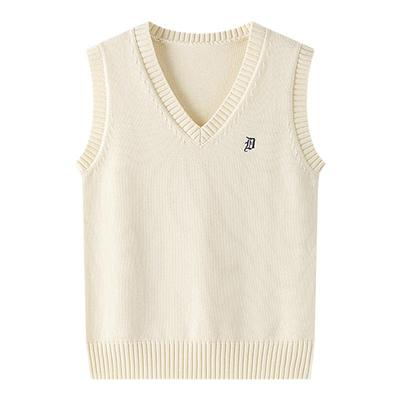 jk制服叠穿针织马甲背心