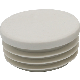 白色圆管盖帽不锈钢管封头塑料堵头铁管端盖圆形管子堵盖桌椅脚垫