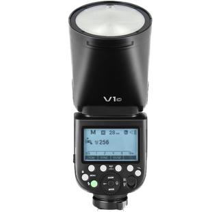 godox神牛V1 mid V1Pro闪光灯V100触屏圆头锂电池单反相机适用佳能索尼富士户外拍照热靴外拍机顶灯高速同步