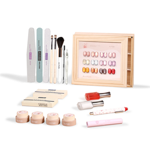 KaSi五合一轻色胶猫眼甲油胶美甲套装全套新款一步开店专用工具