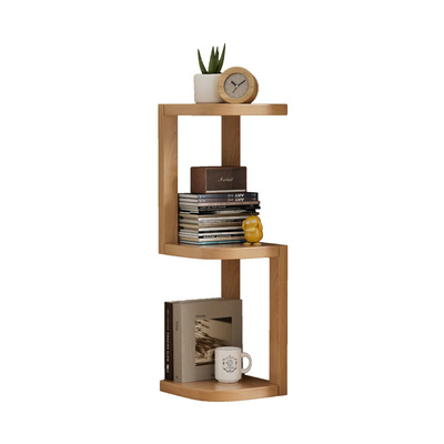 【实木桌上置物架书架】