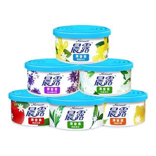 晨露香膏车载固体香水持久淡雅清香汽车用除异味空气清新剂0579