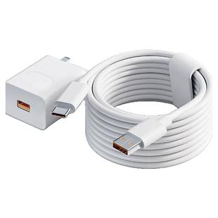 标域适用于华为荣耀手机充电线2米长数据线3米加长充电器66W超级快充专用安卓5米超长两米版三米延长冲typec