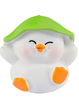 可爱荷叶小黄鸭微景观装饰品