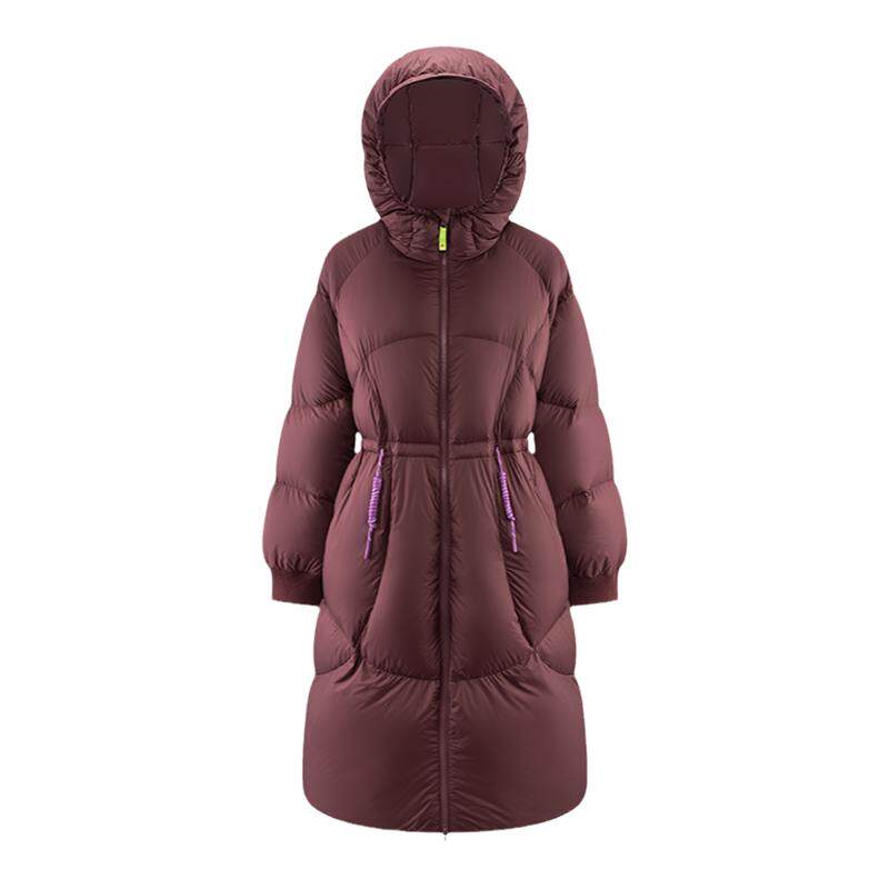 长款羽绒服eralnc连帽
