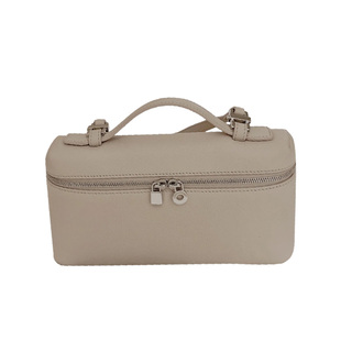 L19饭盒包gigi同款迷你手提小包荔枝纹凯利包单肩斜挎盒子化妆包