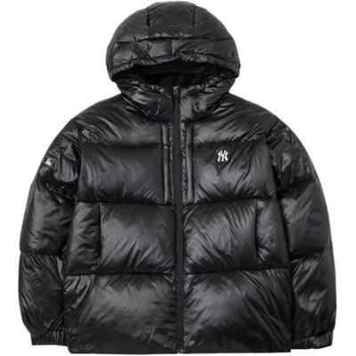 MLB儿童羽绒服男女童NY鹅绒连帽保暖运动棉羽外套