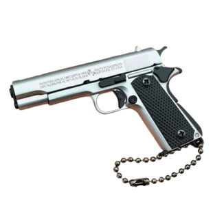 盈图1:3M1911合金枪模型玩具钥匙扣男孩军事模型可拆卸抛壳不可射