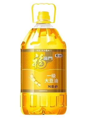 食用油福临门一级大豆油4L转基因中粮出品家用商用
