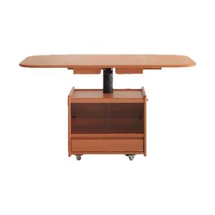 浮生记/实木可移动折叠茶几小户型茶台桌沙发边几升降茶几小推车